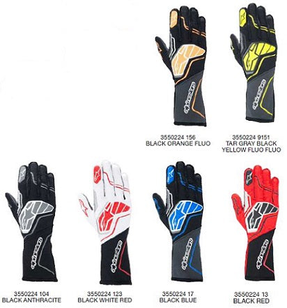 ALPINESTARS NOMEX GLOVES TECH-1 ZX V4