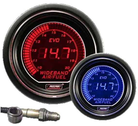 PROSPORT EVO ELECTRONIC WIDEBAND AIR FUEL RATIO GAUGE & KIT 