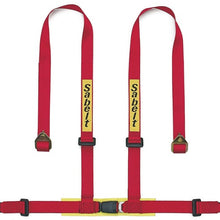 SABELT HARNESS CLUBMAN SALOON 4PNT 2"/2" BOLT-ON RED
