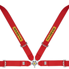 SABELT HARNESS SALOON STEEL 4PNT 3"/3" RED