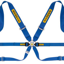 SABELT HARNESS SALOON STEEL 6PNT 3"/2" BLUE