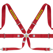 SABELT HARNESS SALOON STEEL 6PT 3"/3" RED
