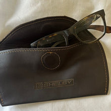 SHELBY GENUINE LEATHER SUNGLASSES HOLDER