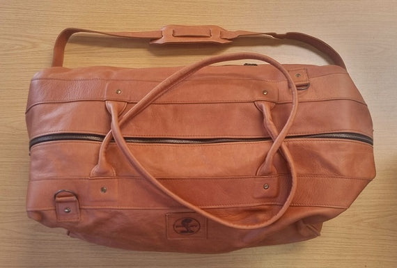 SHELBY GENUINE LEATHER TOG BAG