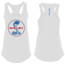 SHELBY LADIES CIRCLE TANK TOP WHITE